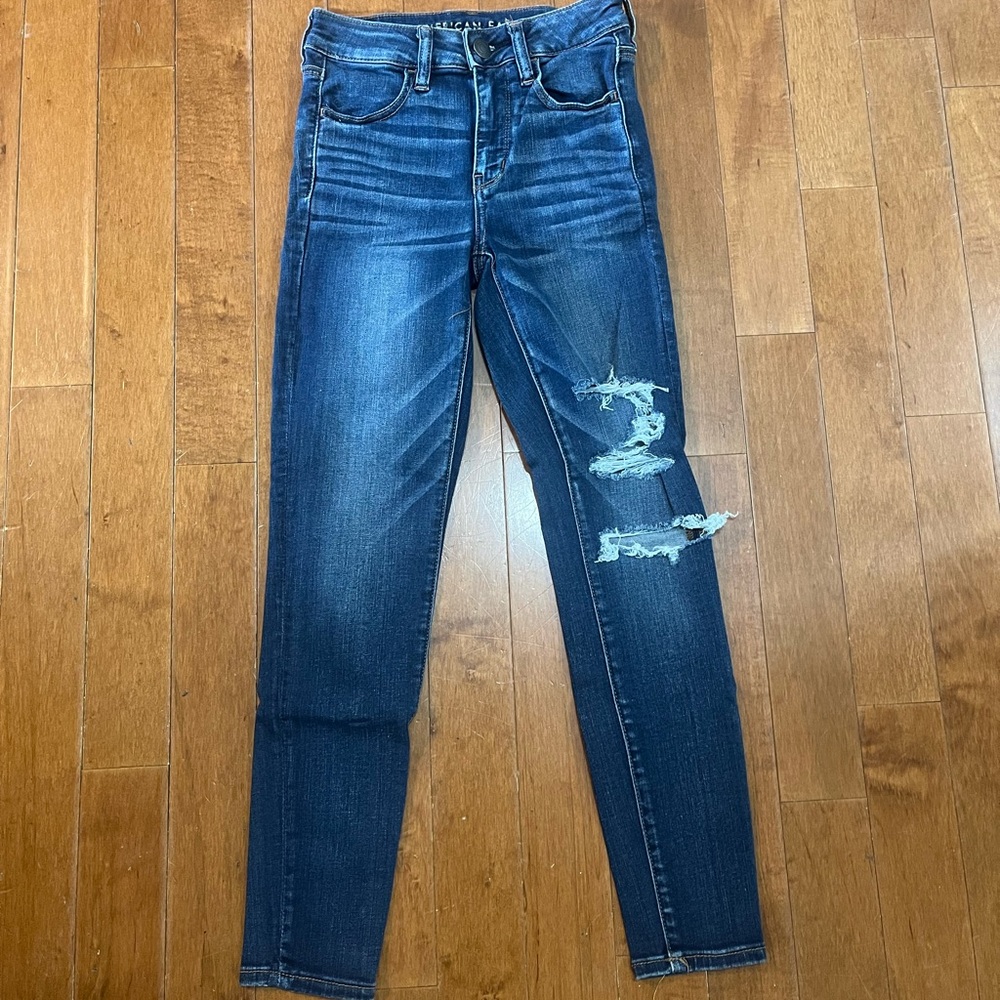 American Eagle Mid-Rise Jegging NeXT Level Stretch Size 4 Short